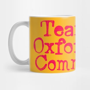 Team Oxford Comma Mug